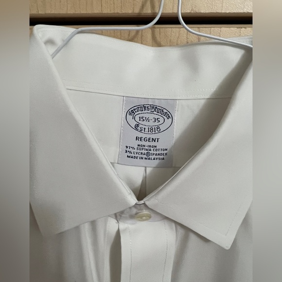 Brooks Brothers Regent Fit Dress Shirt White - Picture 2 of 2